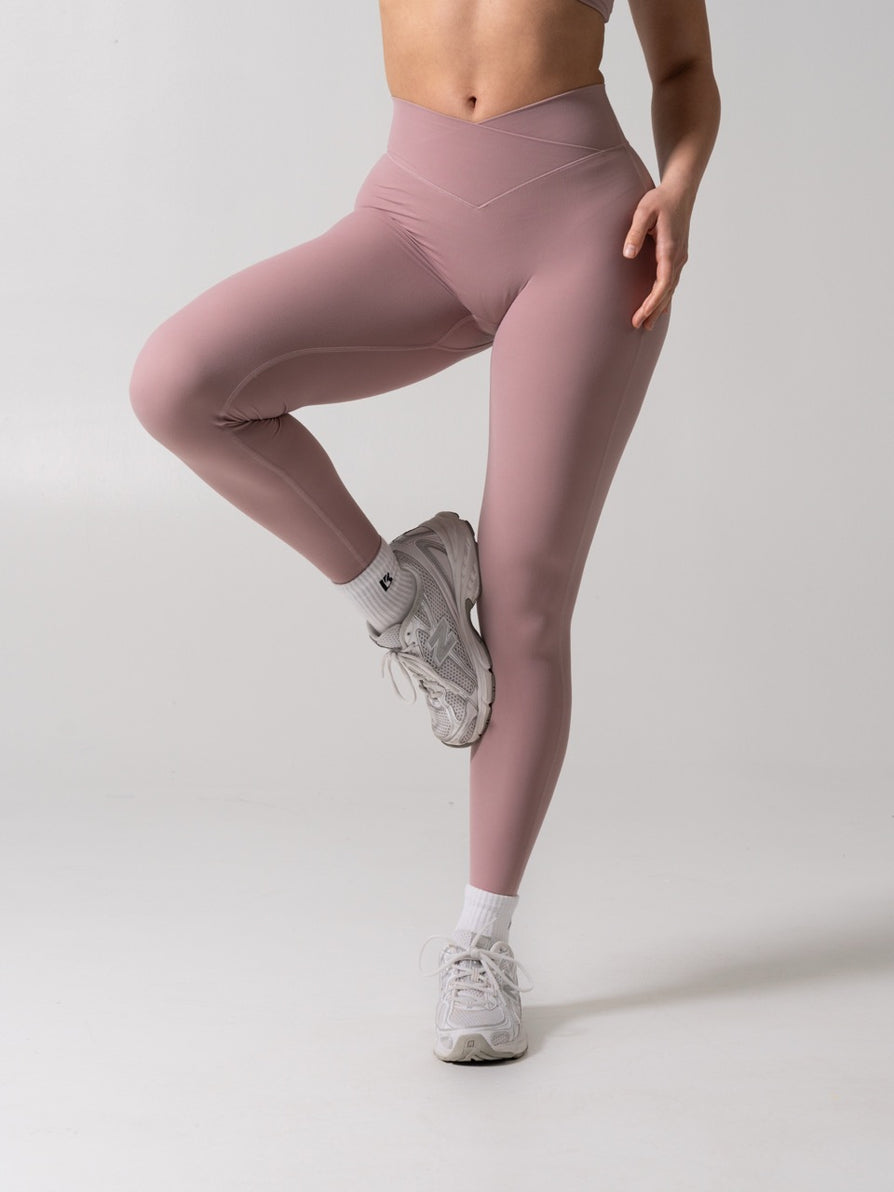 Siren Scrunch Legging - Rose Water