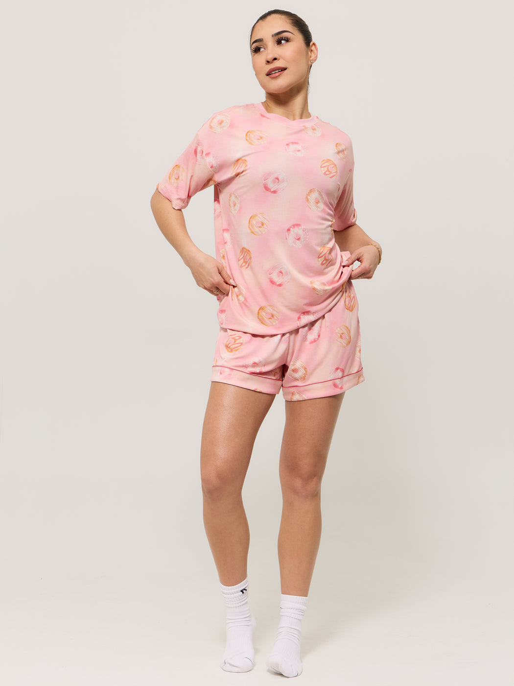 **PREORDER** Pajama Tee Shirt - Donut Print