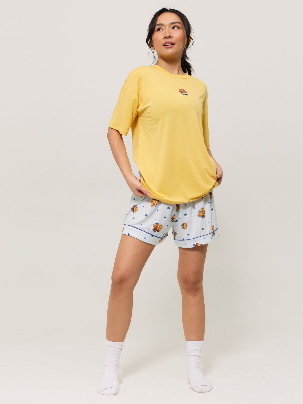 **PREORDER** Pajama Tee Shirt - Yellow