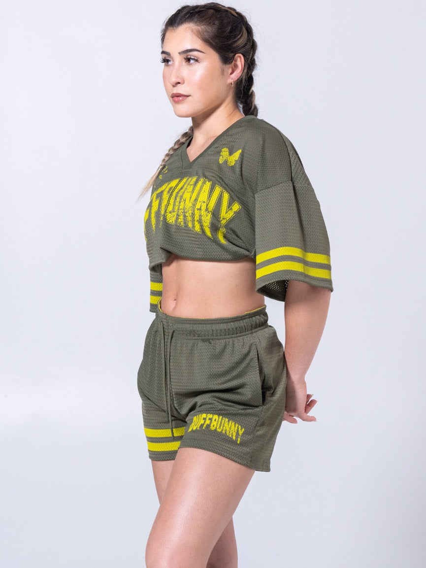 Iconic Mesh Jersey - Gamma Green