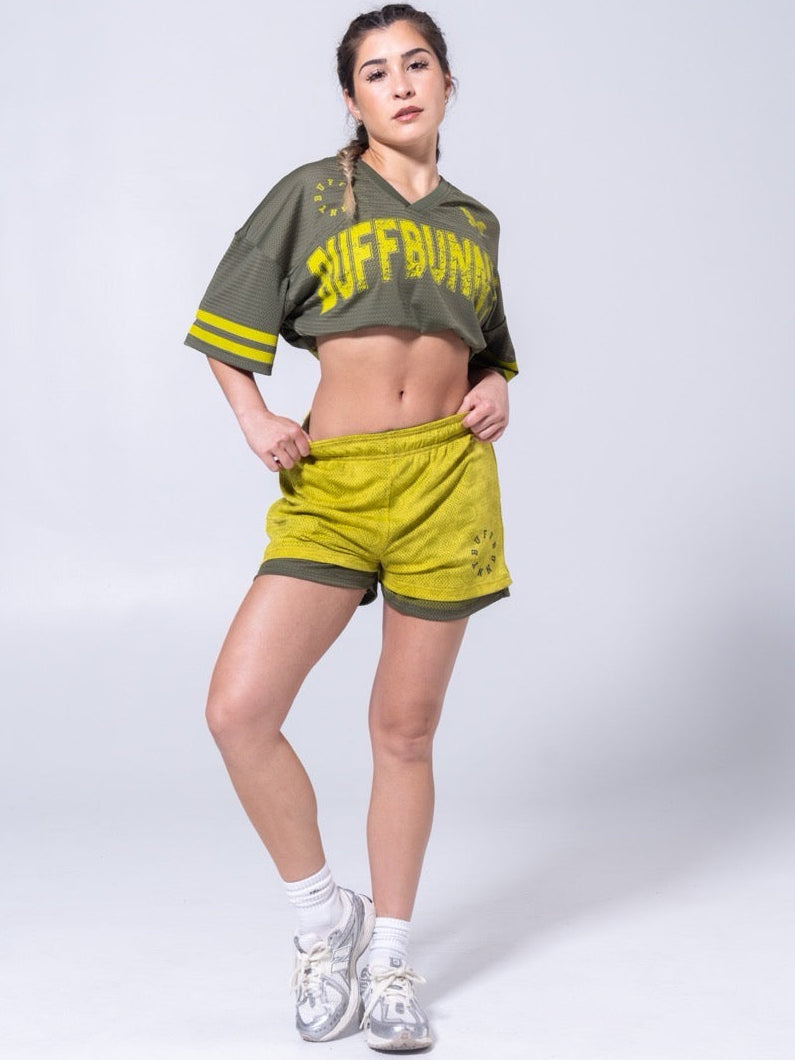 Iconic Mesh Short - Gamma Green