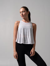 Thumbnail 7 of Go With The Flow Hip Tank - White, 7 of 7