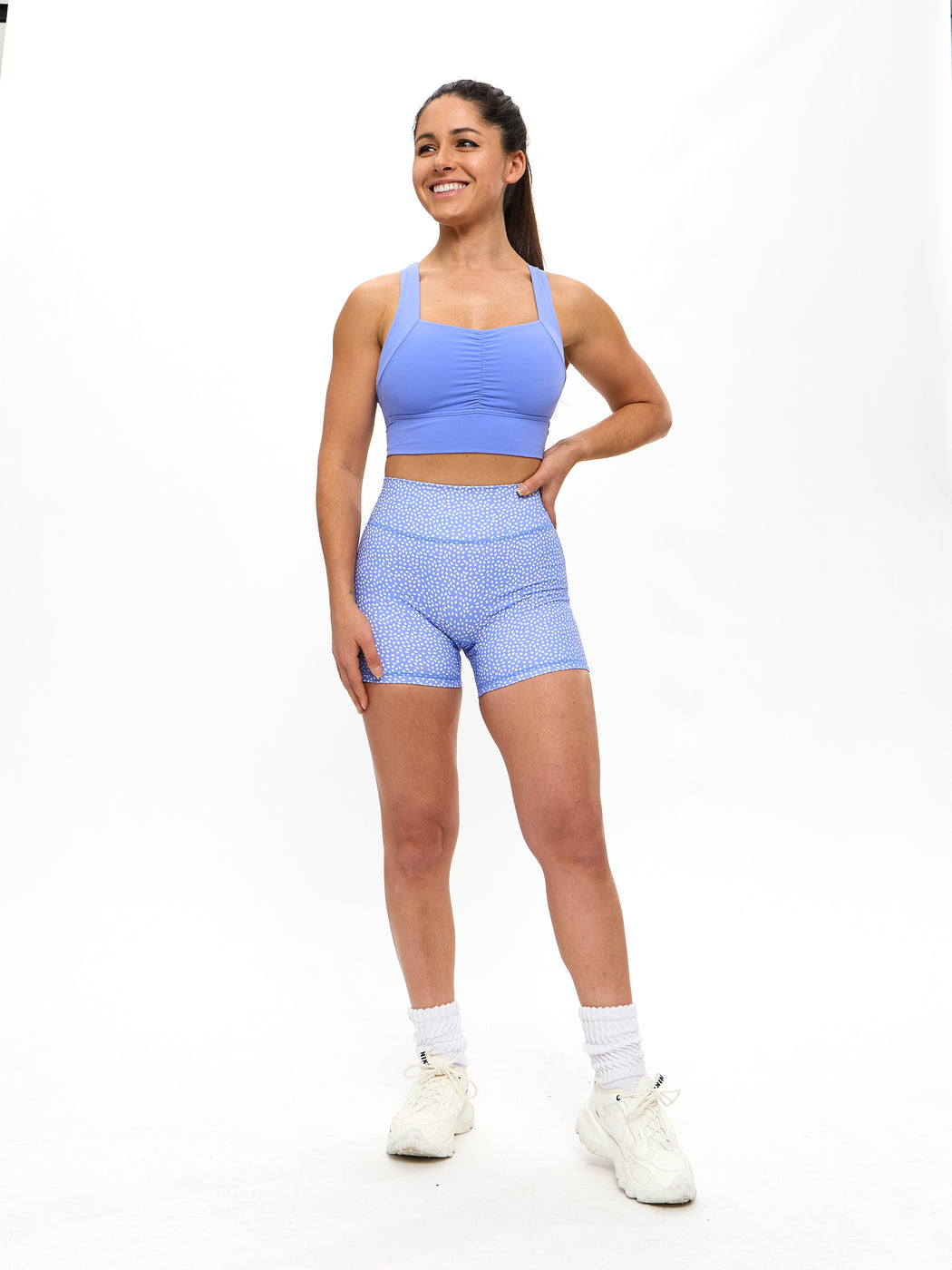 Legacy Short 4" - Azul Bossy Print