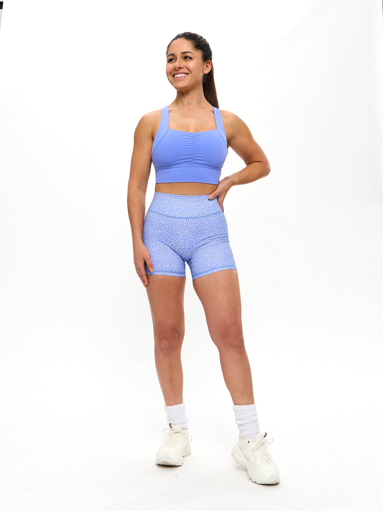 Legacy Short 4" - Azul Bossy Print