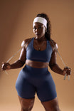 Crossfire Sports Bra - Baked Blue