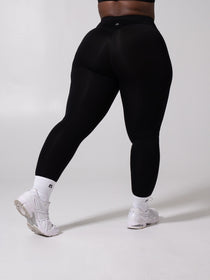 Airbrush Multi Pocket Legging - Onyx Black