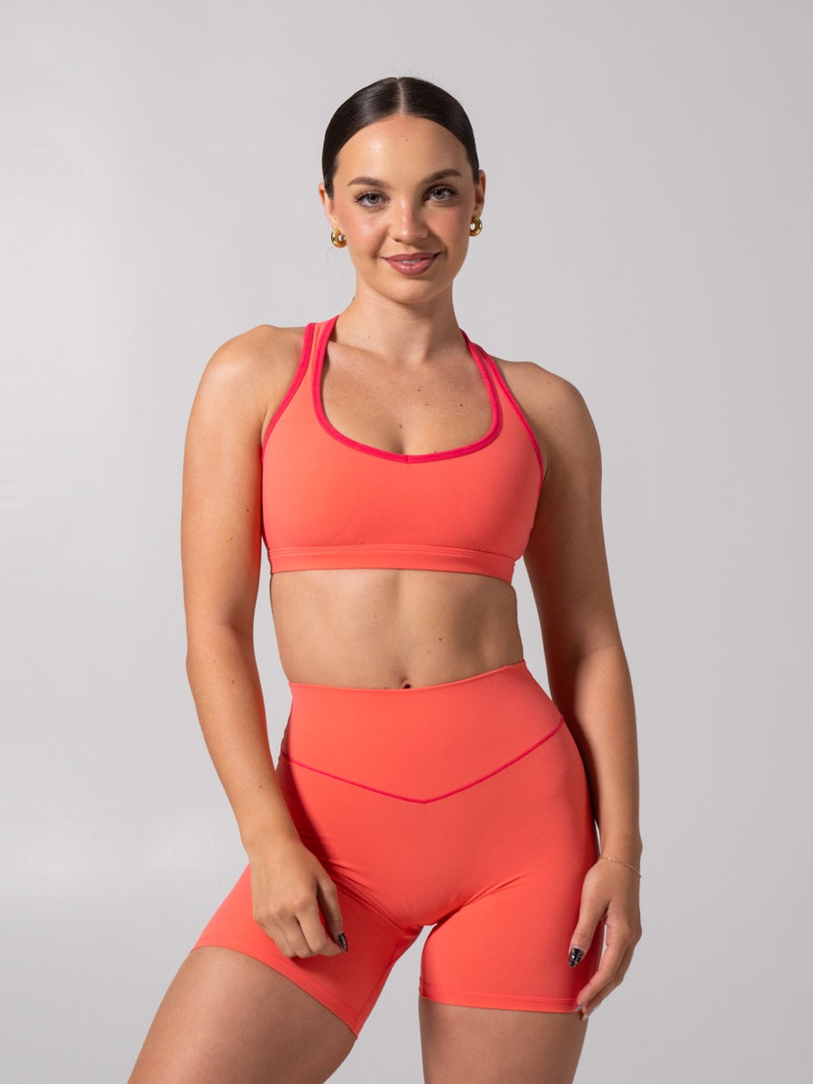 Sweetheart Nubre Sports Bra - Tequila Sunrise and Punch