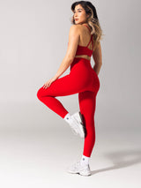 Thumbnail 4 of Legacy Legging - Lipstick Red, 4 of 7