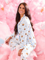 Thumbnail 1 of Pajama Pants Set - Pancake Print, 1 of 2