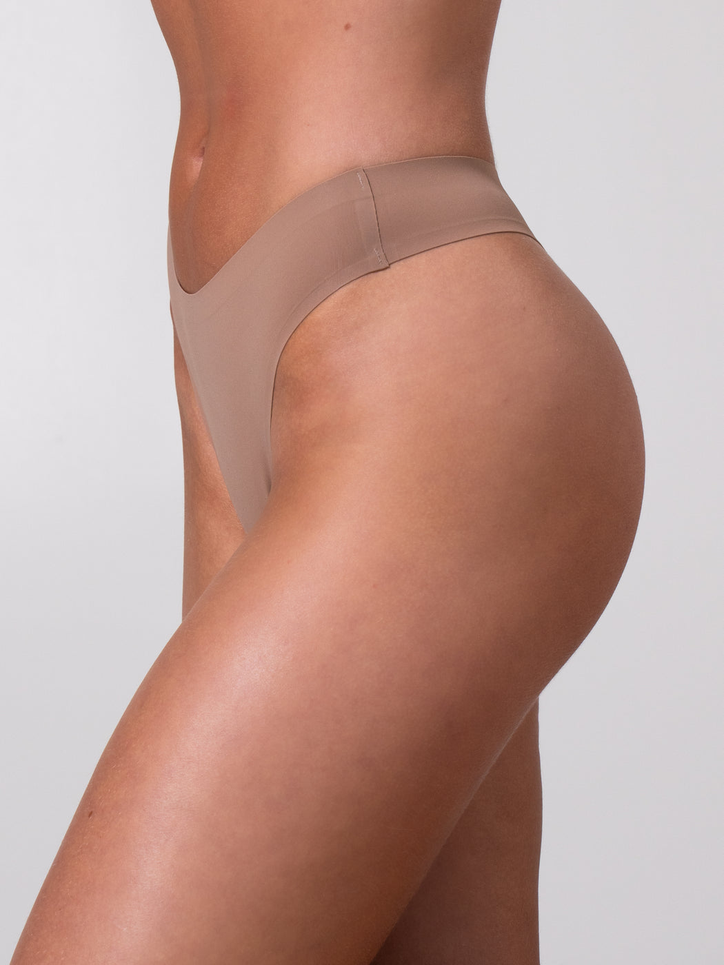 Invisible High Rise Thong - Cinnamon