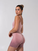 Thumbnail 6 of Miracle Scrunch Seamless Bodysuit 5" - Heather Rose Ombre, 6 of 10