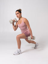 Thumbnail 2 of Miracle Scrunch Seamless Bodysuit 5" - Heather Rose Ombre, 2 of 10