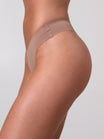 Invisible Hip Rise Thong - Cinnamon