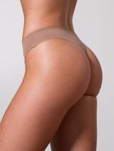 Thumbnail 2 of Invisible Hip Rise Thong - Cinnamon, 2 of 4
