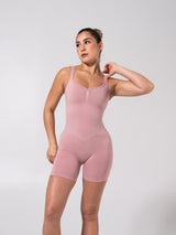 Thumbnail 3 of Miracle Scrunch Seamless Bodysuit 5" - Heather Rose Water, 3 of 11