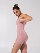 Thumbnail 10 of Miracle Scrunch Seamless Bodysuit 5" - Heather Rose Water, 10 of 11