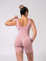Thumbnail 4 of Miracle Scrunch Seamless Bodysuit 5" - Heather Rose Water, 4 of 11