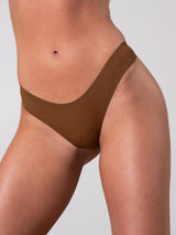 Thumbnail 4 of Invisible Hip Rise Thong - Mocha, 4 of 4