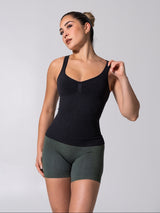 Thumbnail 1 of Miracle Seamless Hip Tank - Heather Charcoal, 1 of 11