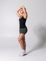 Thumbnail 7 of Miracle Seamless Hip Tank - Heather Charcoal, 7 of 11