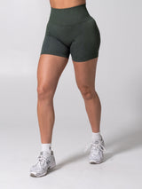 Thumbnail 4 of Miracle Seamless Short 4.5" - Heather Limon Pepino, 4 of 10