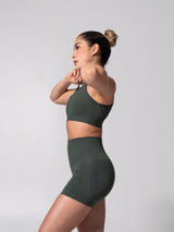 Thumbnail 7 of Vida Seamless Sports Bra - Heather Limon Pepino, 7 of 9