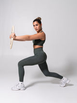 Thumbnail 2 of Miracle Seamless Legging - Heather Limon Pepino, 2 of 9
