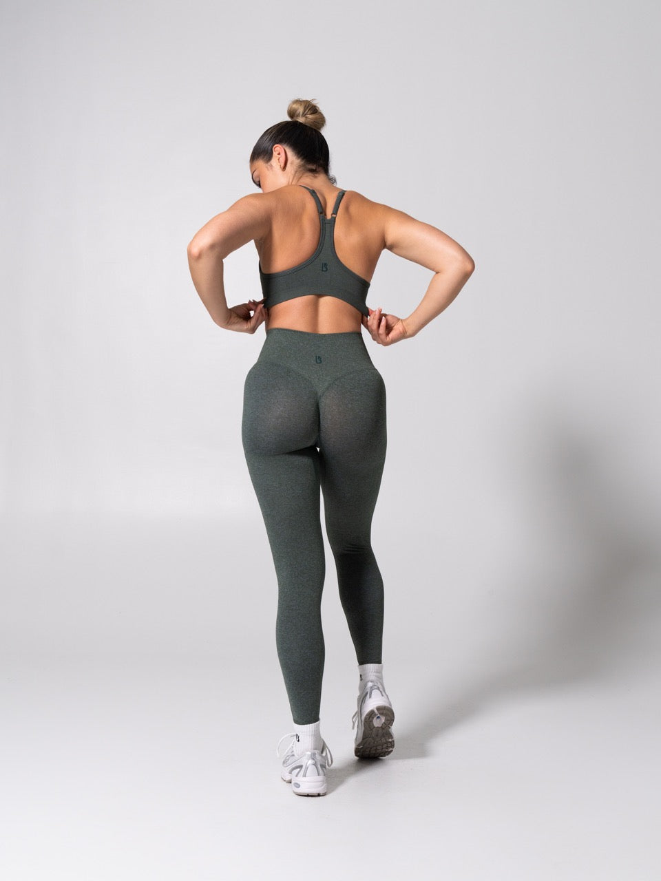 Power Seamless Sports Bra - Heather Limon Pepino