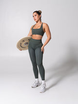 Thumbnail 12 of Power Seamless Sports Bra - Heather Limon Pepino, 12 of 12