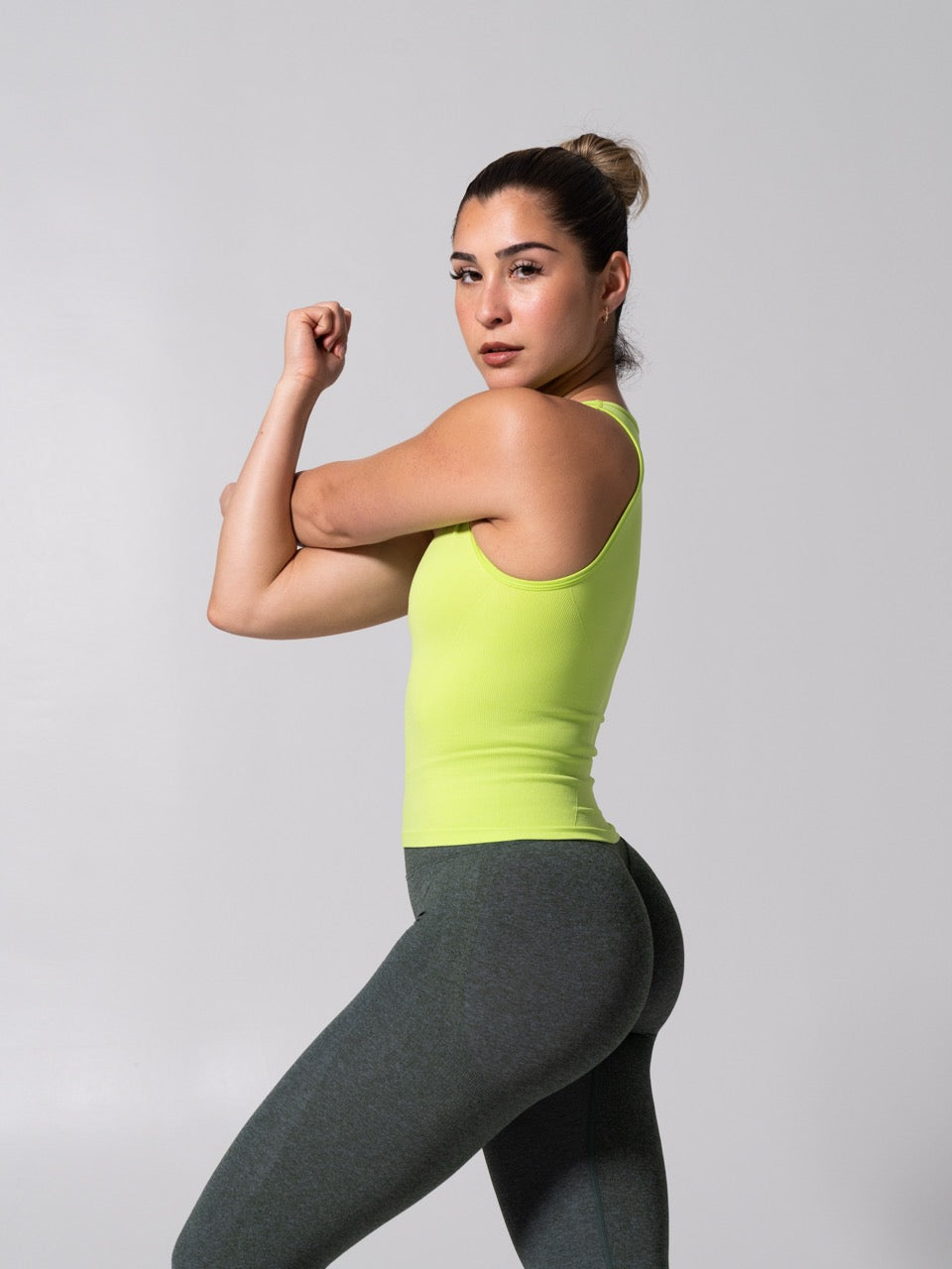 Shape Seamless Hip Tank - Heather Margarita