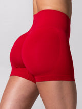 Thumbnail 8 of Miracle Seamless Short 4.5" - Heather Lipstick Red, 8 of 8