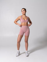 Thumbnail 3 of Miracle Seamless Short 4.5" - Heather Rose Water, 3 of 11