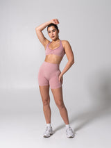 Thumbnail 9 of Miracle Seamless Short 4.5" - Heather Rose Water, 9 of 11