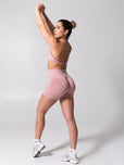 Miracle Seamless Short 4.5" - Heather Rose Water