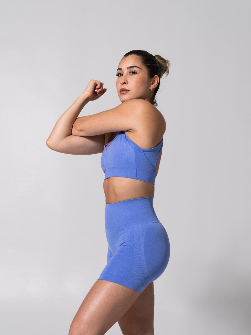 Vida Seamless Sports Bra - Heather Azul