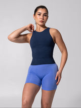 Thumbnail 1 of Shape Seamless Hip Tank - Heather Baked Blue, 1 of 9