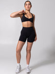 Miracle Seamless Short 4.5" - Heather Charcoal