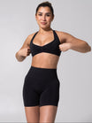 Micro Seamless Sports Bra - Heather Charcoal