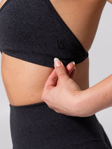 Thumbnail 9 of Micro Seamless Sports Bra - Heather Charcoal, 9 of 12