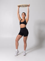 Thumbnail 2 of Miracle Seamless Short 4.5" - Heather Charcoal, 2 of 9