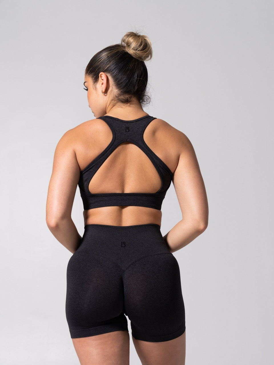 Vida Seamless Sports Bra - Heather Charcoal