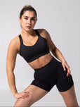 Vida Seamless Sports Bra - Heather Charcoal