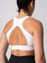 Thumbnail 6 of Vida Seamless Sports Bra - White, 6 of 10
