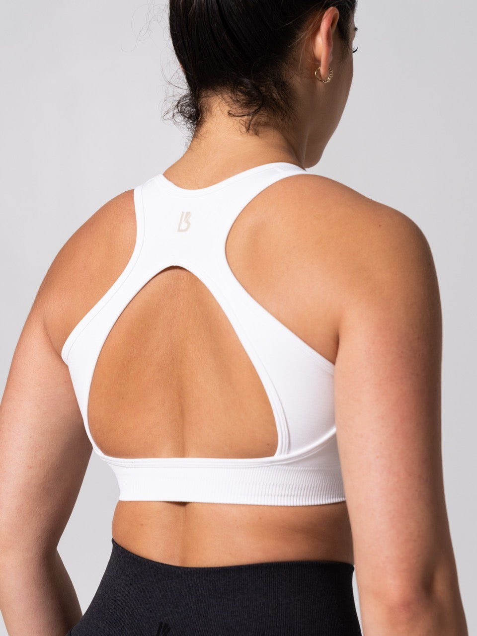 Vida Seamless Sports Bra - White