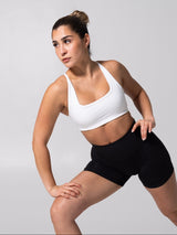 Thumbnail 4 of Power Seamless Sports Bra - White, 4 of 10