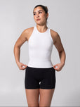 Shape Seamless Hip Tank - White