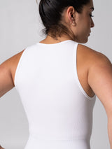 Thumbnail 4 of Shape Seamless Hip Tank - White, 4 of 8