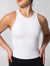 Thumbnail 3 of Shape Seamless Hip Tank - White, 3 of 8