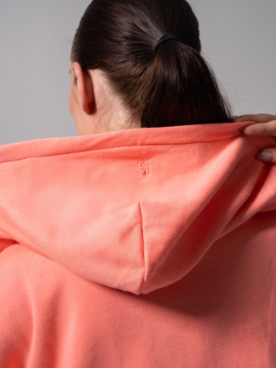 Threads Waist Zip Hoodie - Sorbet