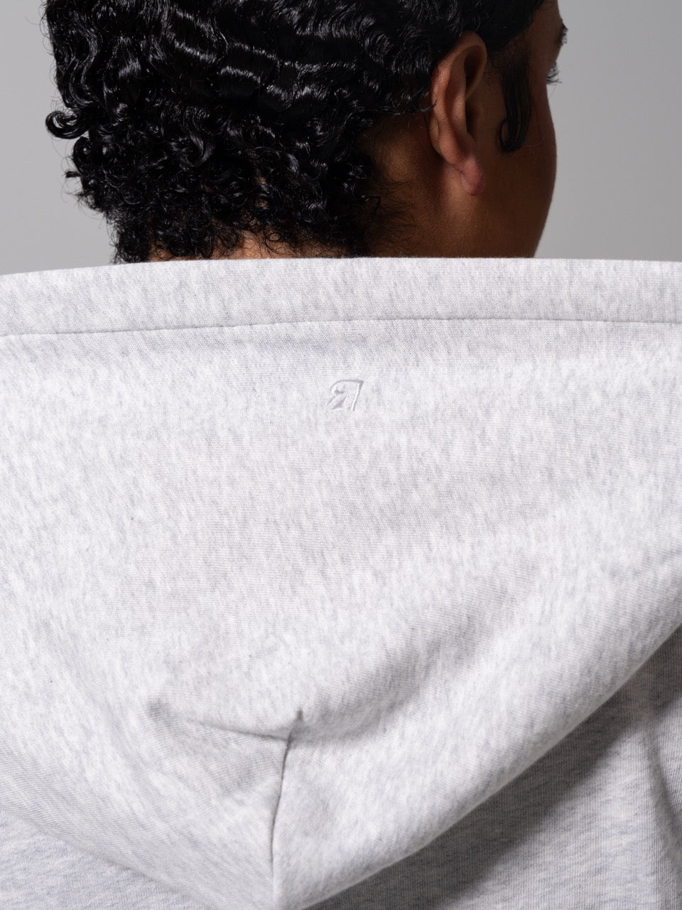 Threads Waist Zip Hoodie - Heather Grey